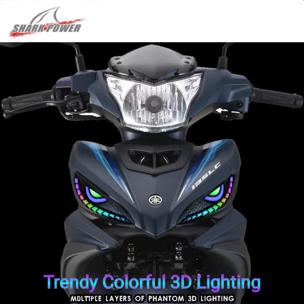 SharkPower Lampu Sein Sepeda Motor Yamaha New Jupiter MX 135 Modifikasi LED Eagle-Eye Trendy Colorfu