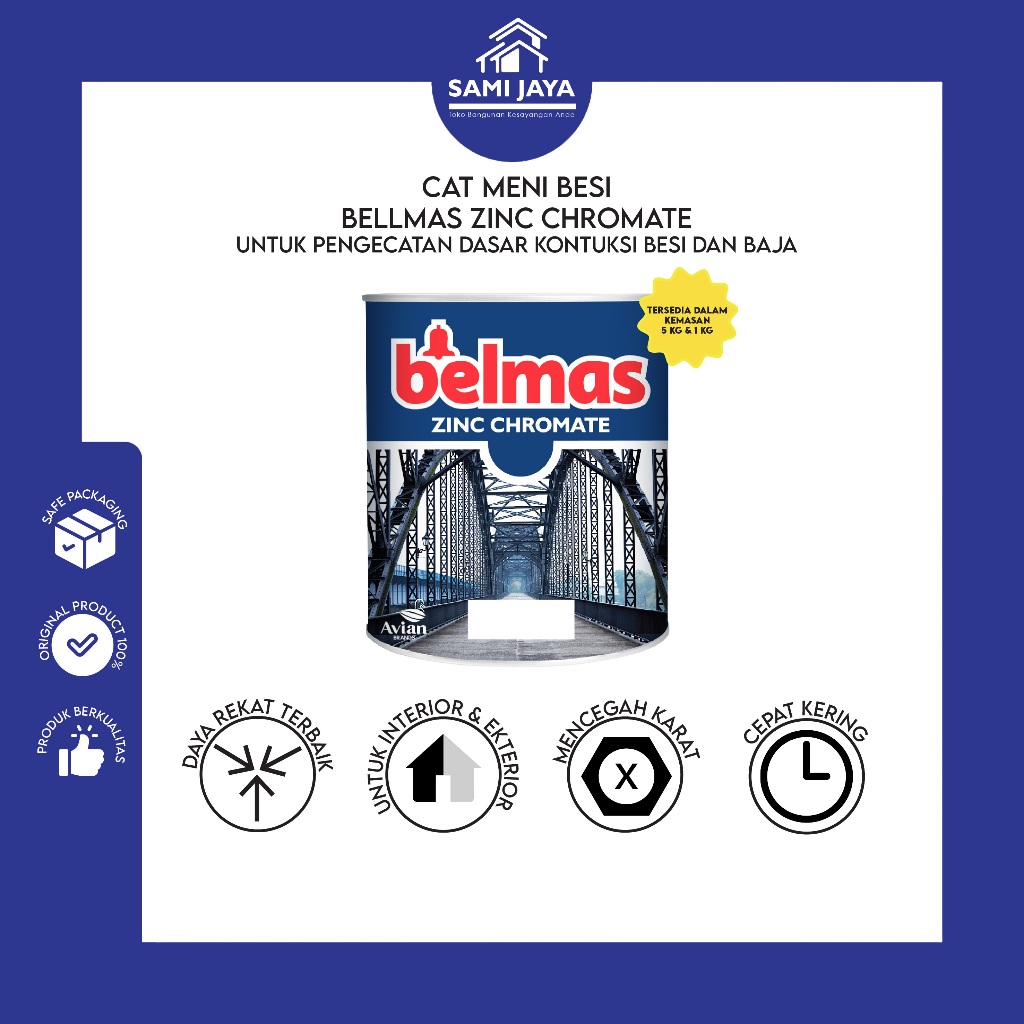 Meni Besi Belmas 5 Kg Anti Karat Primer Cat