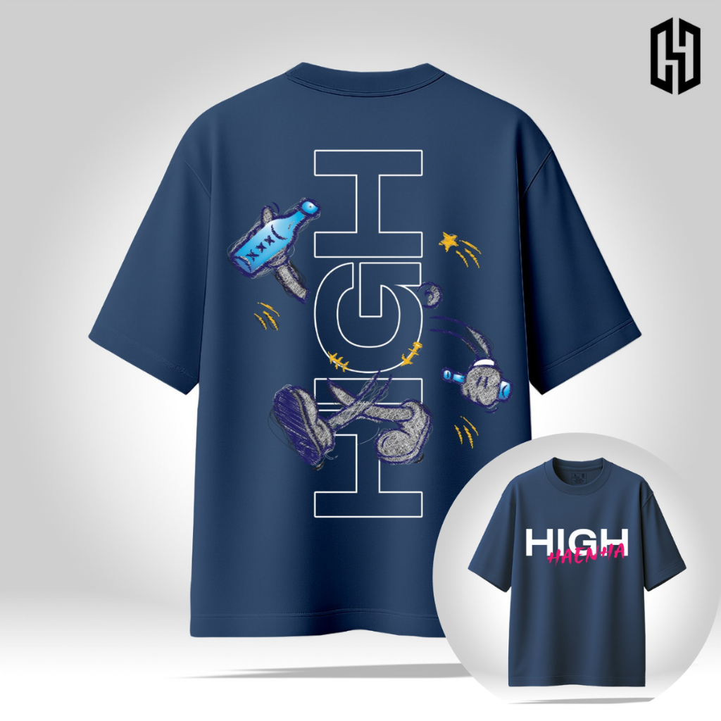 HAENHA Kaos Oversized Heavyweight High Cotton Combed 16S