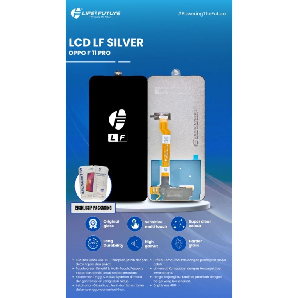 LCD LF OPPO F11 PRO ORIGINAL LF SILVER