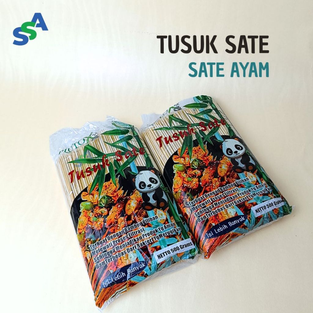 TUSUK SATE AYAM PANDA 500 GR / TUSUK SATE BAMBU