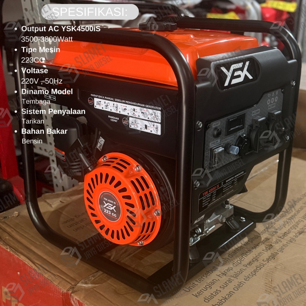 Genset Bnesin Inverter Yasuka YSK4500IS - 4000 Watt