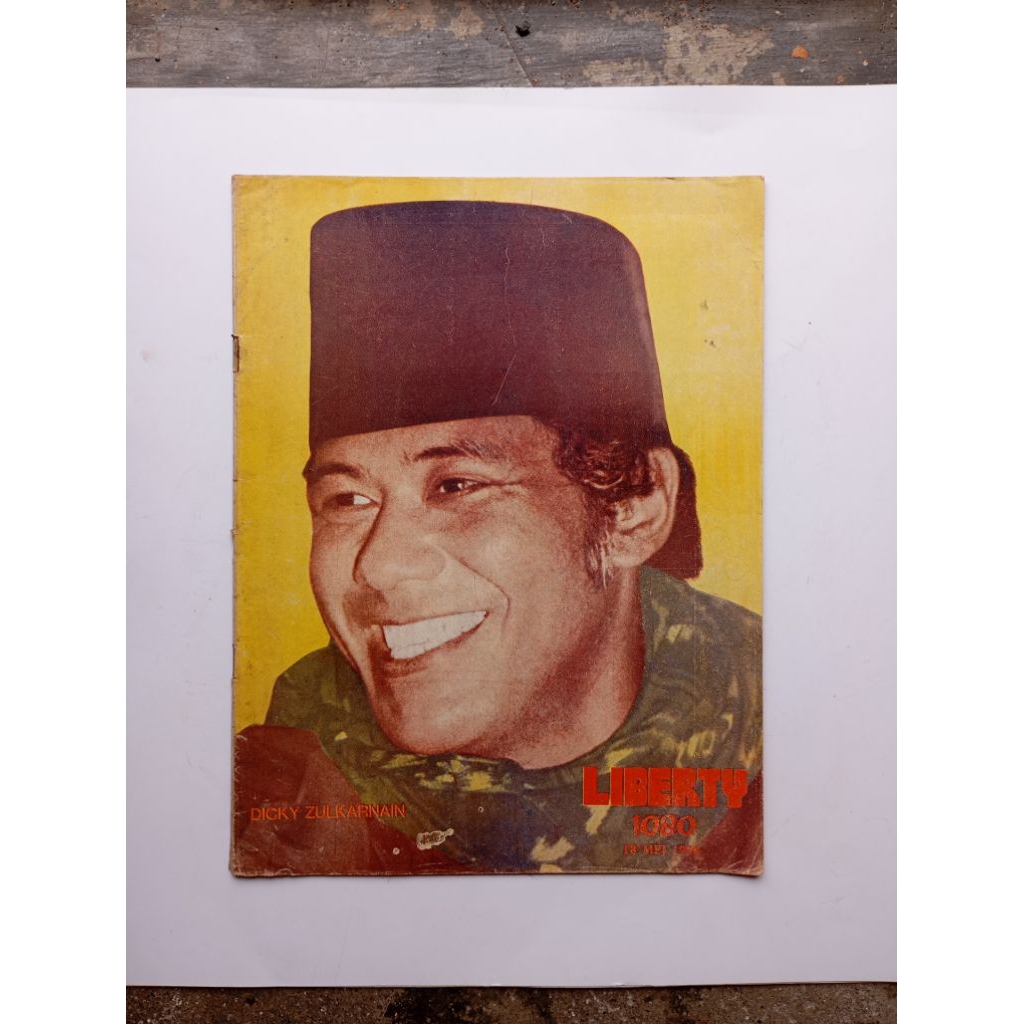 Majalah Liberty Cover Dicki Zulkarnain