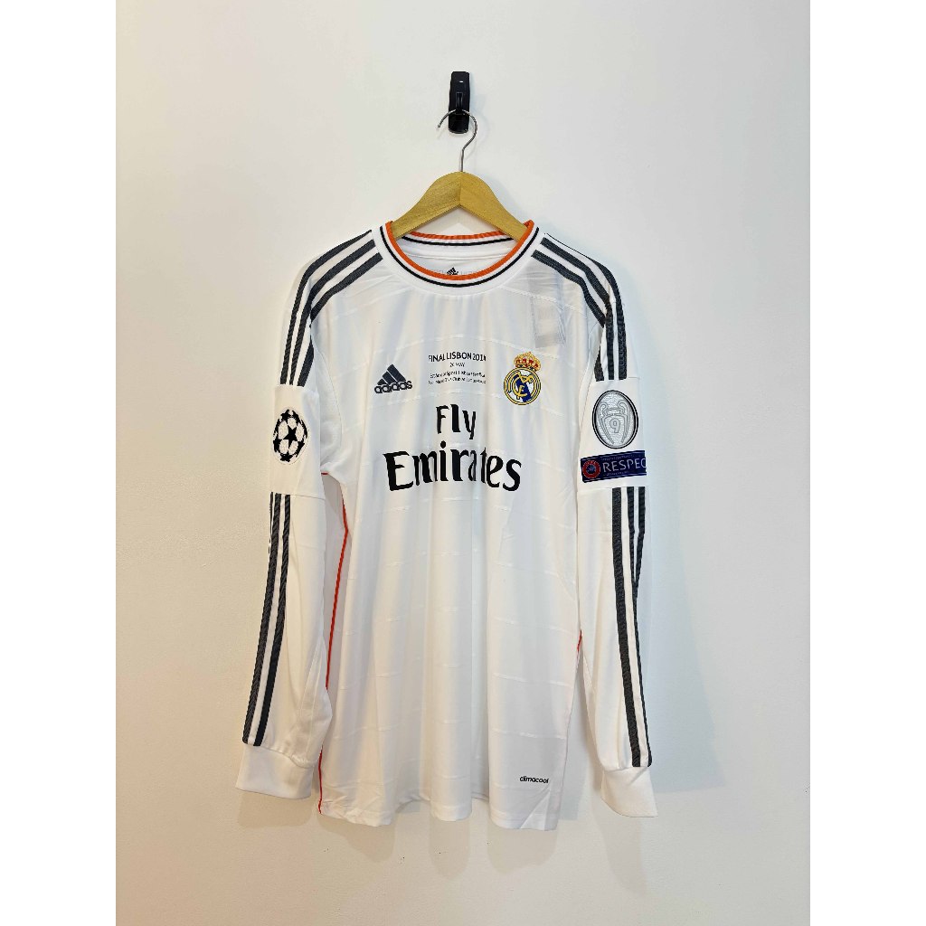 Jersey Long Sleeve Real Madrid Home 2014 UCL Final Edition – Size XL