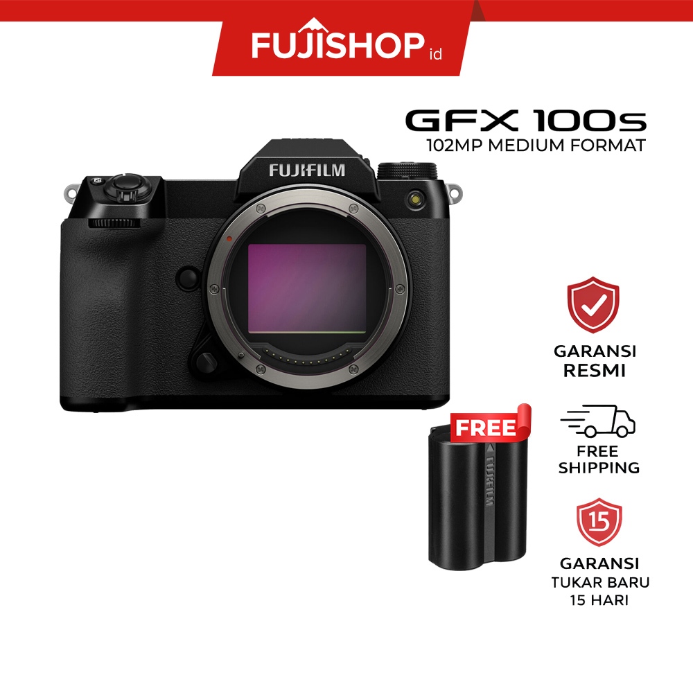 Fuji GFX100S Kamera Mirrorless Medium Format