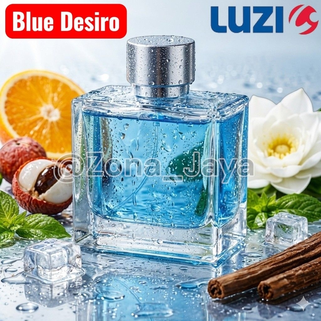 Parfum Blue Desiro LUZI Searah dengan Dunhil Blue || Parfum Pria Mewah Elegan Tahan Lama Meninggalka