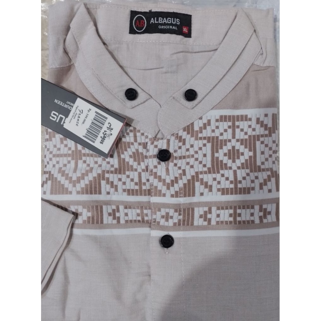 Baju Koko Al bagus | Baju muslim pria lengan pendek