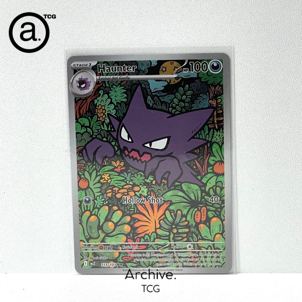 Haunter AR (113/103) Pokemon Indonesia ~ Kobaran Biru MA2