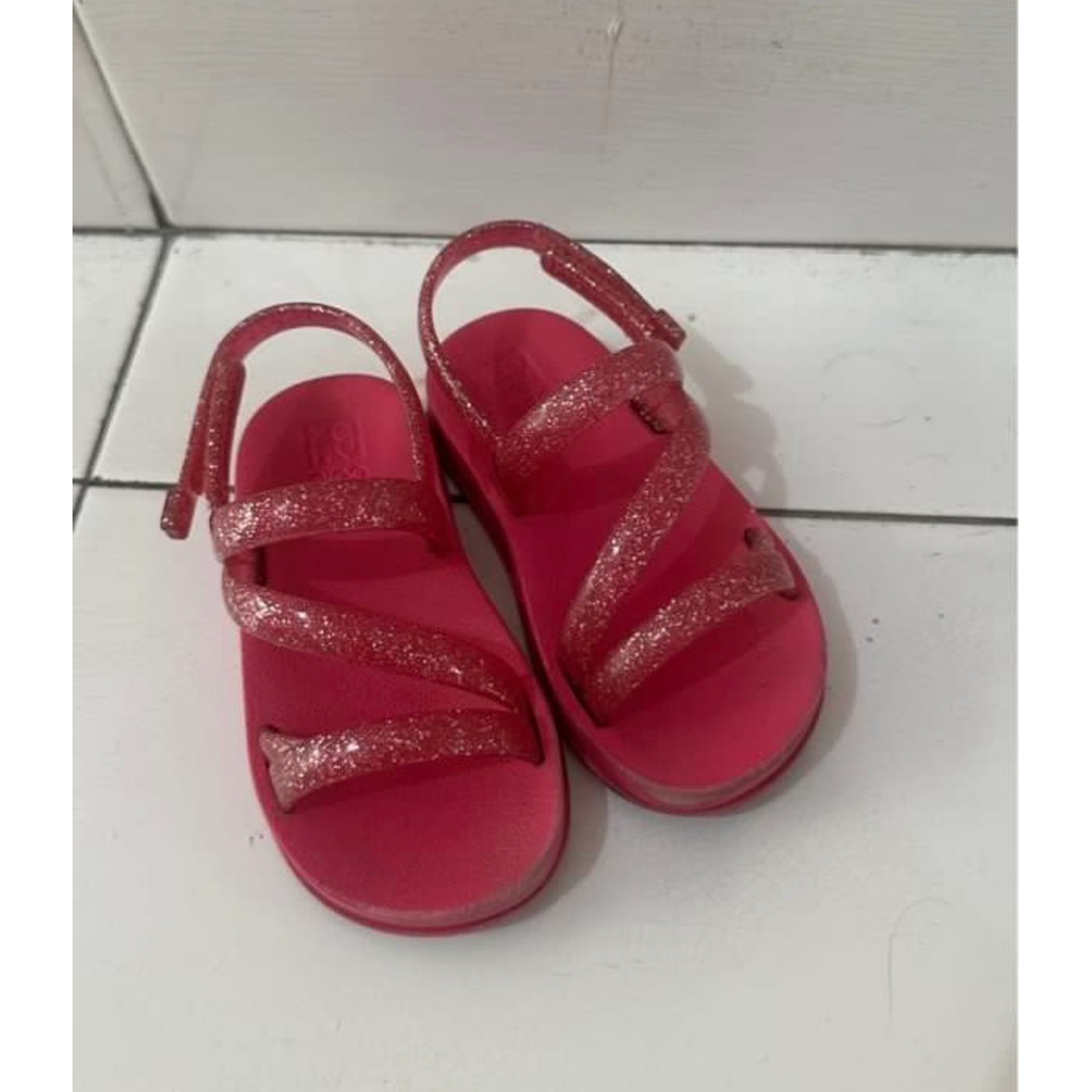 zaxy nina pink glitter preloved