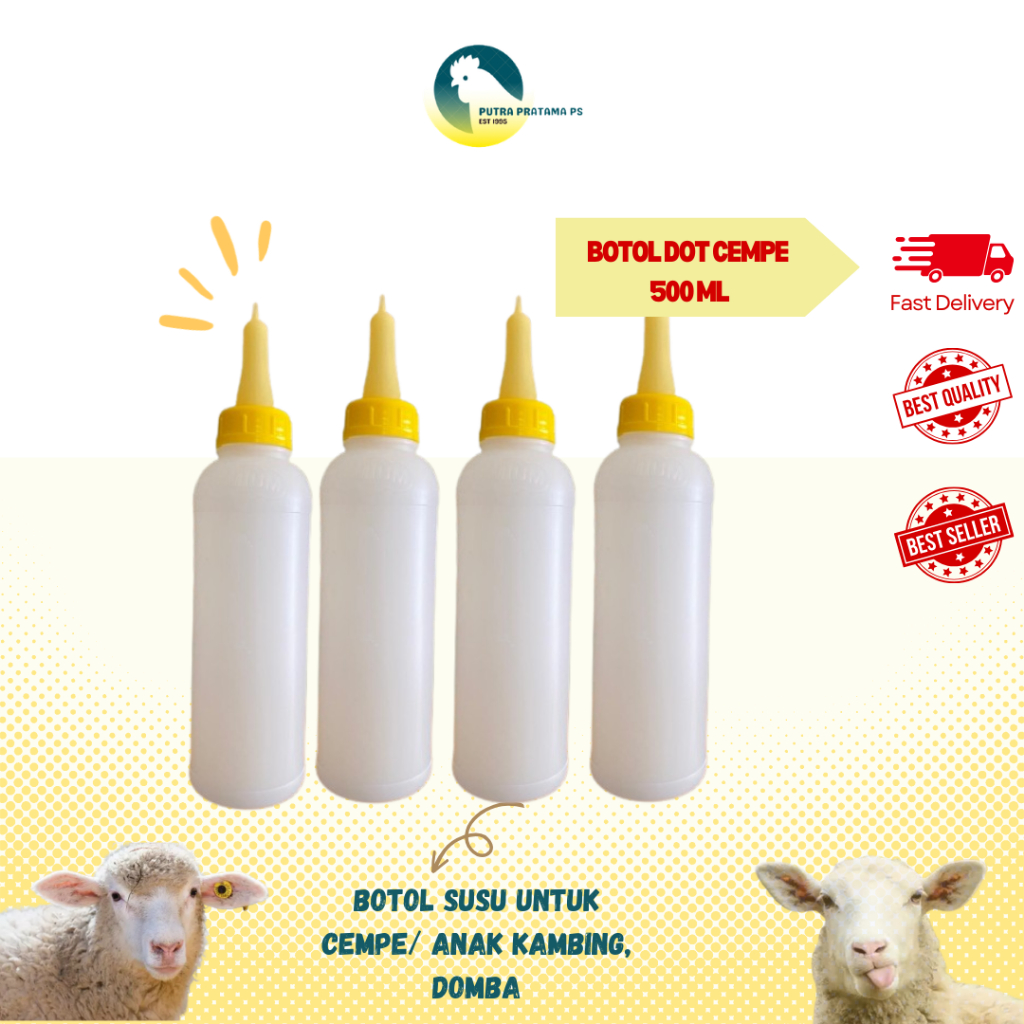 DOT CEMPE ANAK KAMBING DOMBA VOLUME BOTOL 500ML