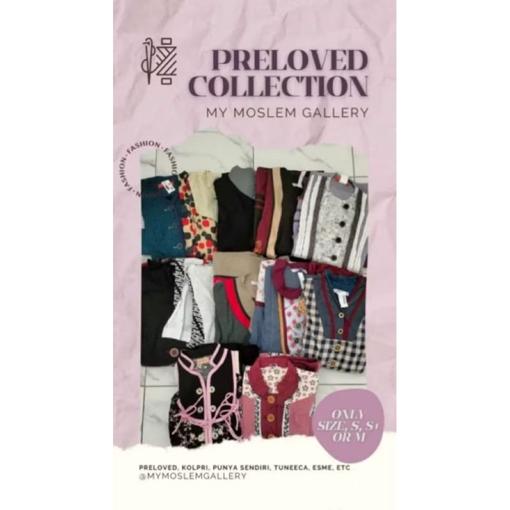 PL Tuneeca Pakaian Wanita Gamis Dress Panjang Koleksi Pribadi Vintage