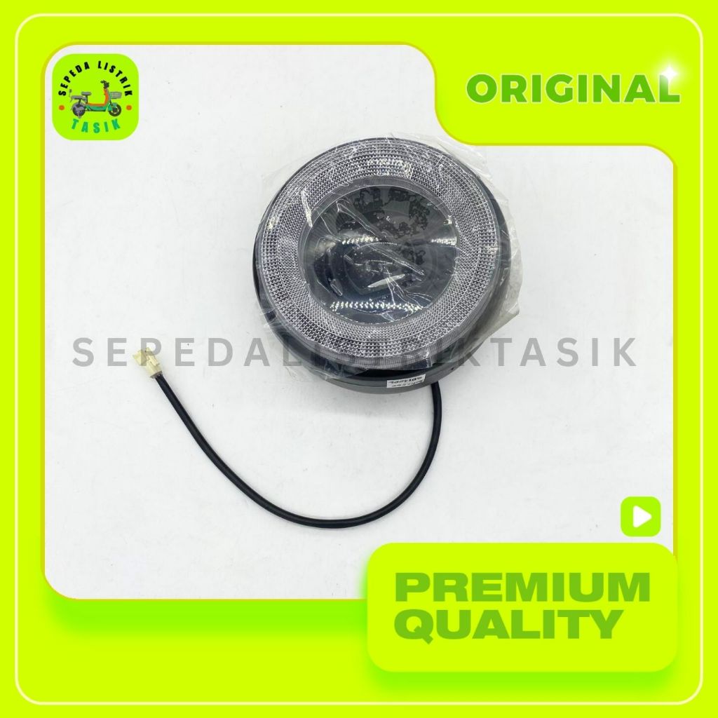 LAMPU DEPAN SEPEDA LISTRIK GODA GD140DL / SELIS560 - ORIGINAL 100% SPAREPART SEPEDA LISTRIK