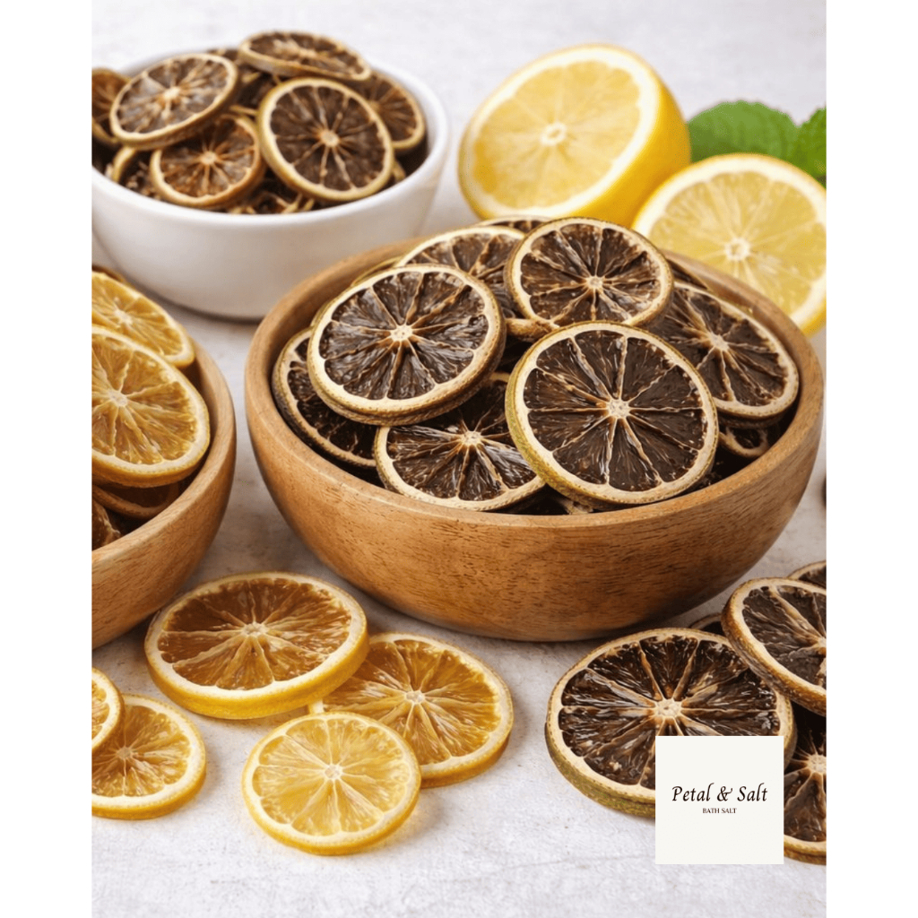 Lemon Kering Iris/Dried Lemon Untuk Teh/Rempah Lemon Kering