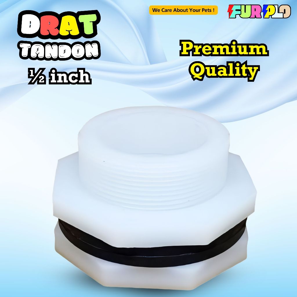 Fitting Tandon  Pipa Konektor 1/2 Inchi Nepel Sok Drat Untuk Toren Drat Tandon Fitting Tandon  Pipa 