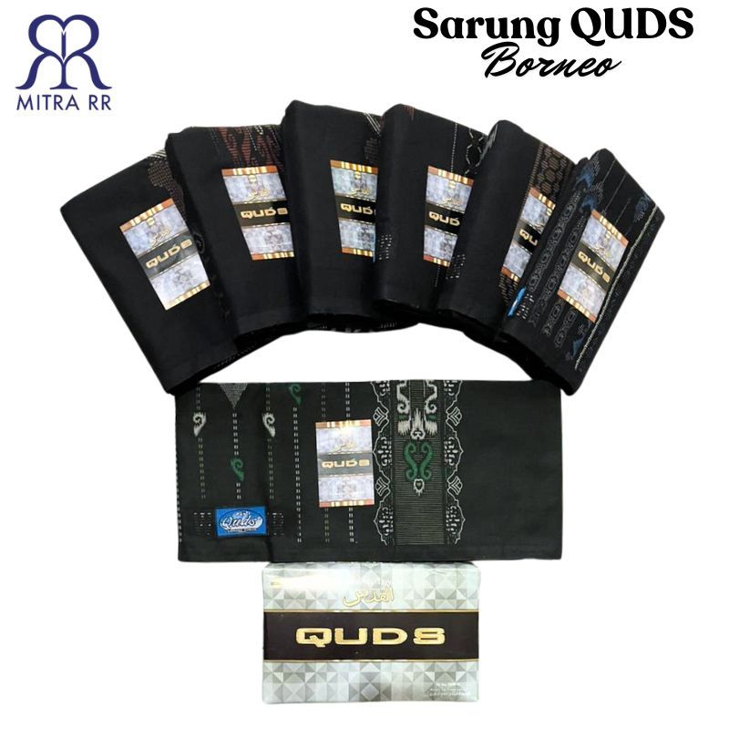 Sarung Al Quds Borneo By Wadimor Grade B | Sarung Tenun Dewasa Grosir / Eceran