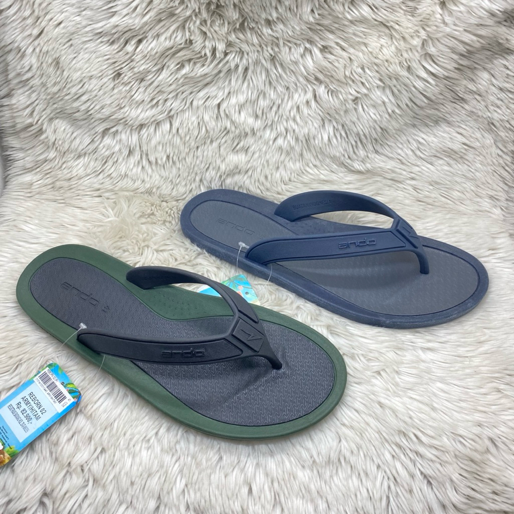 Sandal jepit Ando Viral_02 /Reborn 38~42 - sandal jepit cowok ando