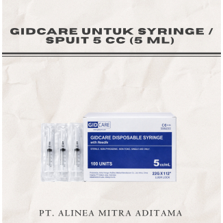 GIDCARE Disposable Syringe 5ml
