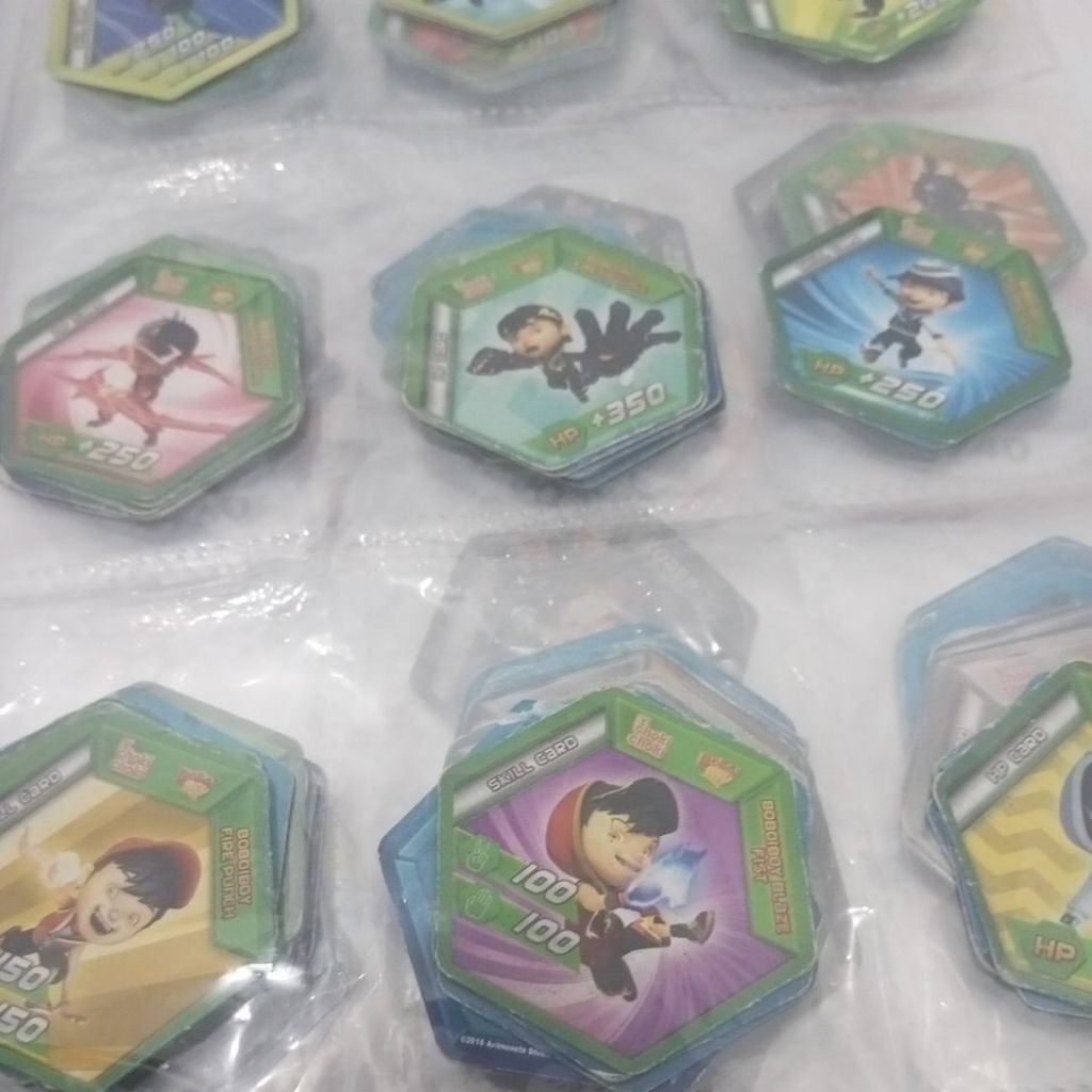 Kartu Choki Choki Boboiboy 2016