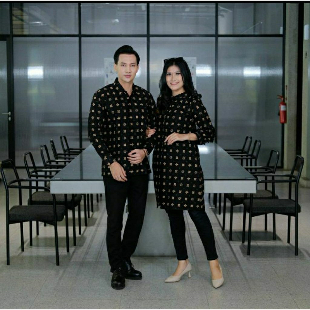 Couple Tunik Batik Solo Tunik Batik Wanita Kemeja Batik Pria