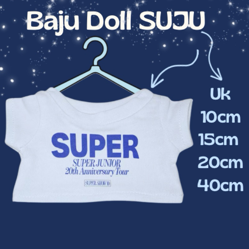 Baju Doll Super Junior OT9 20th Anniversary | Leeteuk Heechul Yesung Shindong Eunhyuk Donghae Siwon 