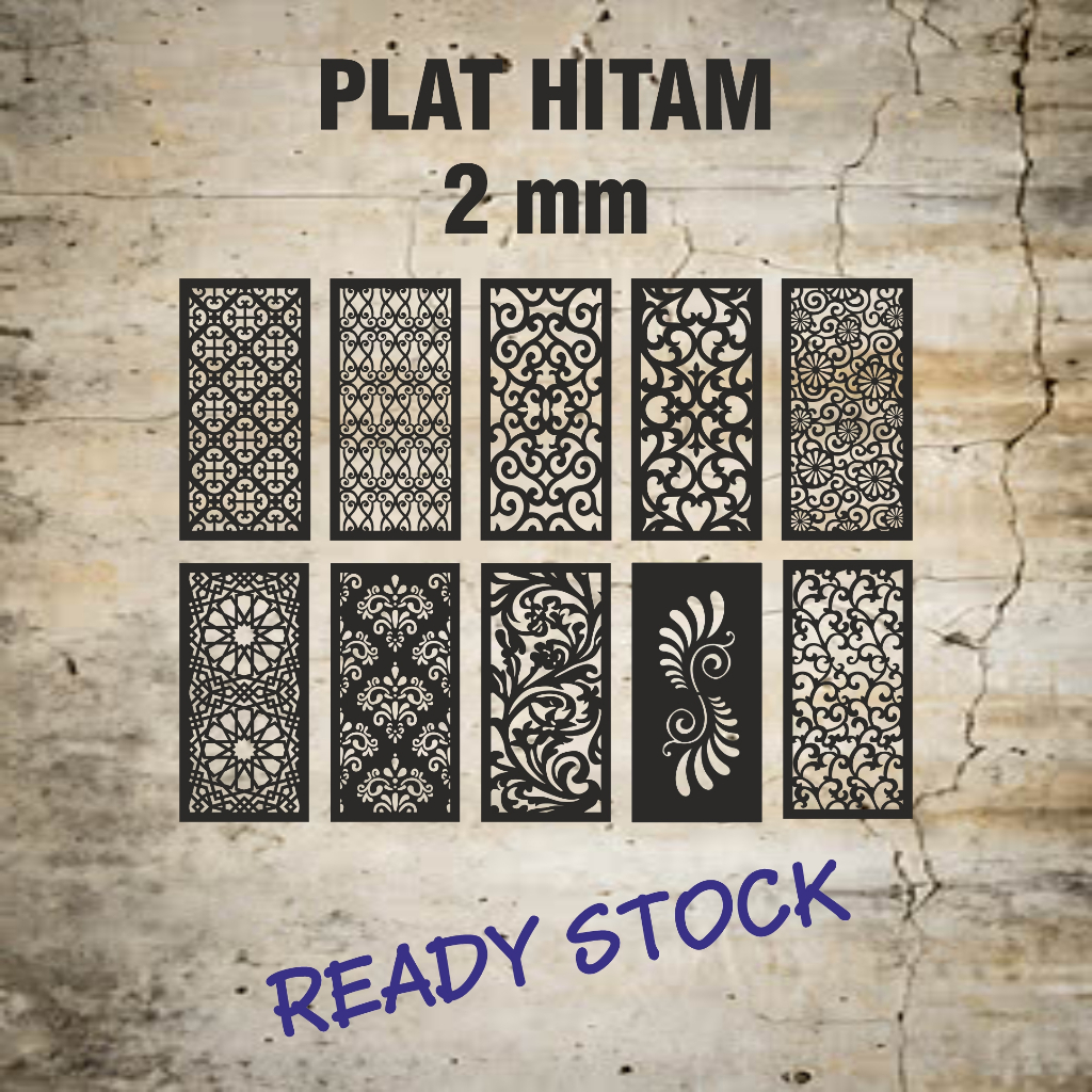 Laser Plat Pagar, Ornamen Pagar, Krawangan, Laser Cnc, Plat Cutting, Laser Cutting, Plat Pagar 40 x 