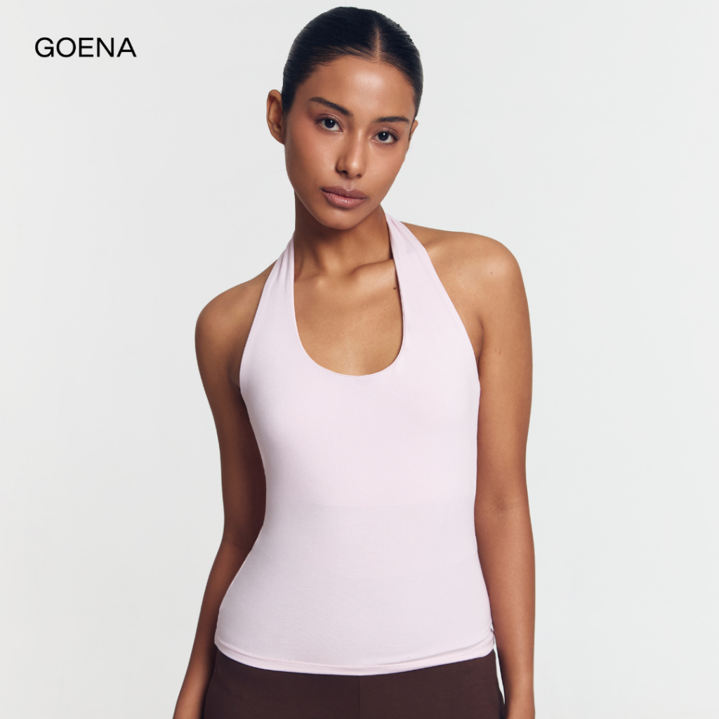 GOENA Helsa Halter Neck Tank Top