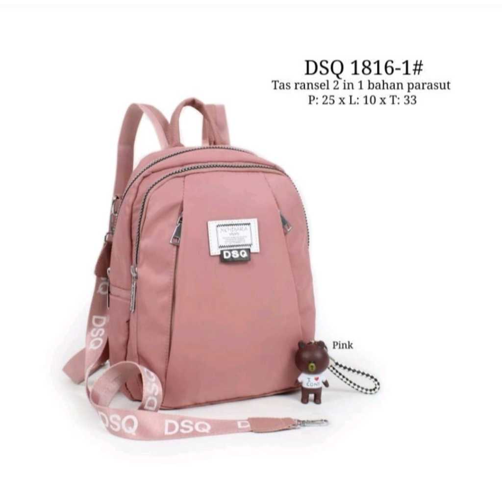 Tas ransel wanita DSQ import original terbaru / dsq tas ransel wanita