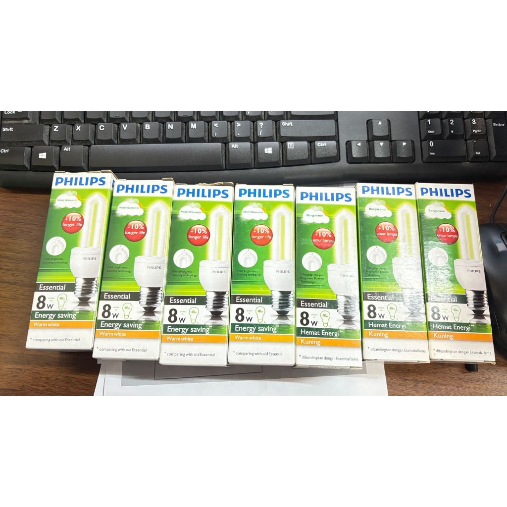 Lampu Philips 8 Watt Essential