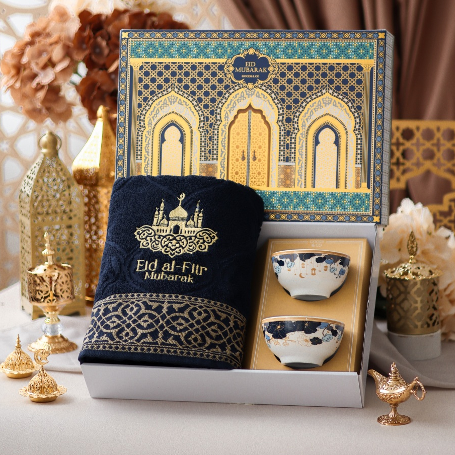 Hampers Handuk Mangkok Lebaran PREMIUM Hampers Handuk Idul Fitri Parcel Lebaran Hampers Handuk Lebar