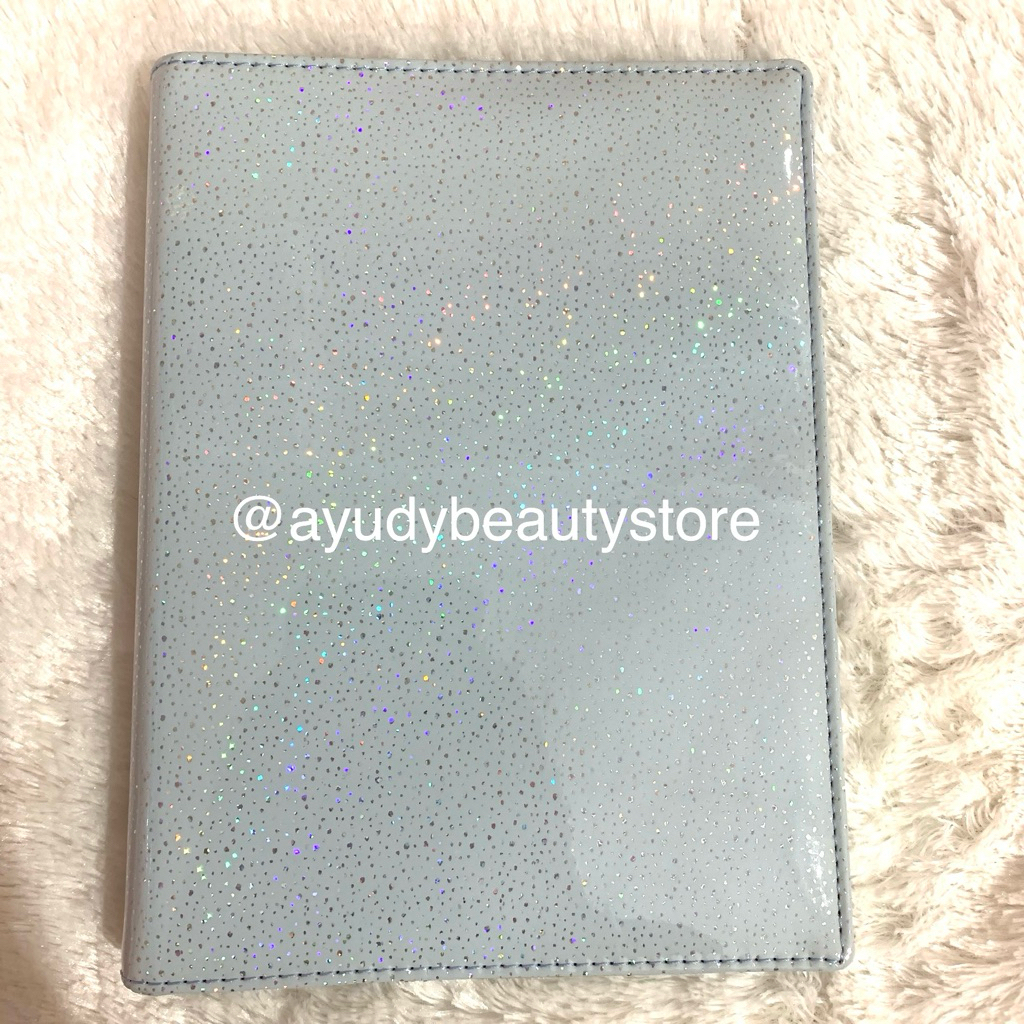Binder A4 Hologram Glitter Aesthetic Map Binder File Folder Premium Look