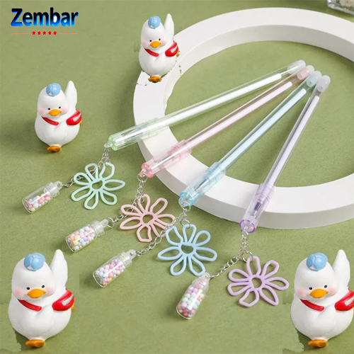 Pulpen Aesthetic Gantungan Botol Bunga Mini – Pena Unik Lucu Korean Style Souvenir Estetik