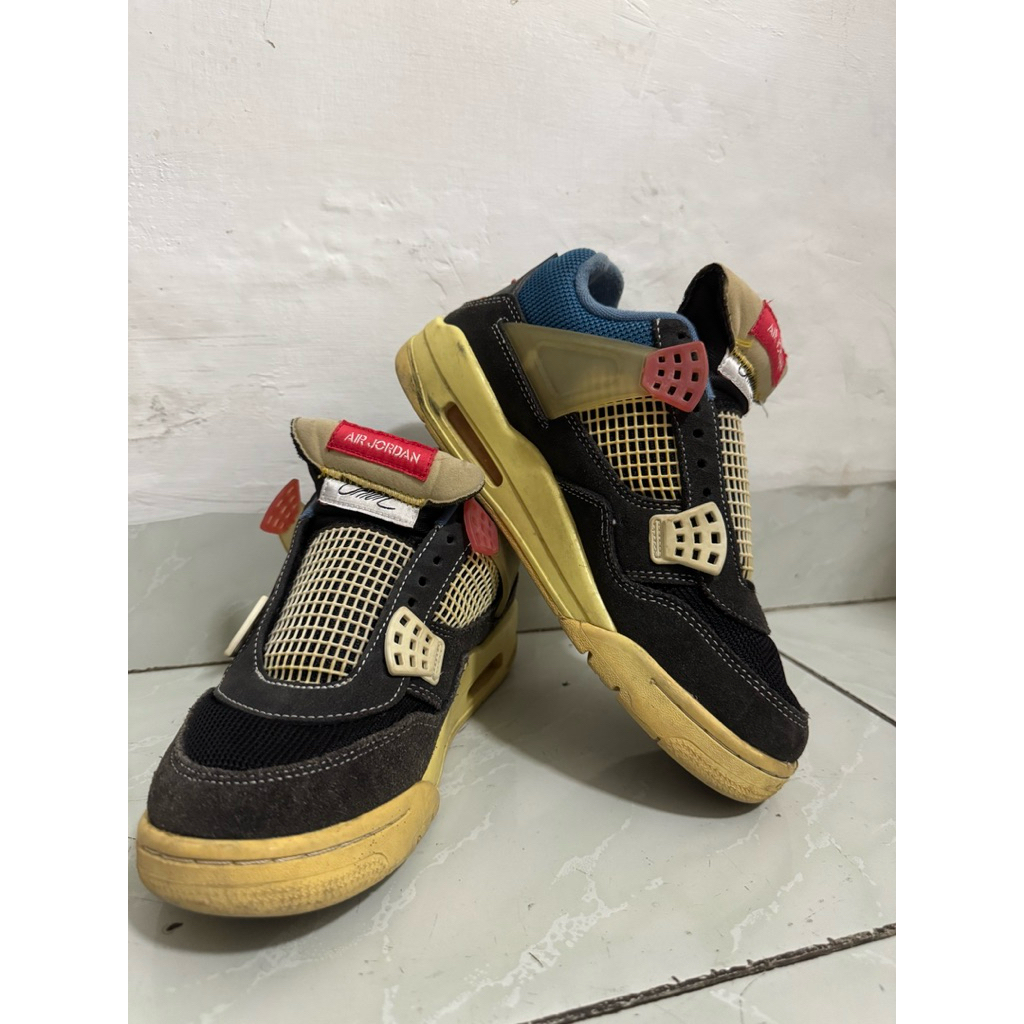 Preloved sepatu nike air jordan 4 union LA