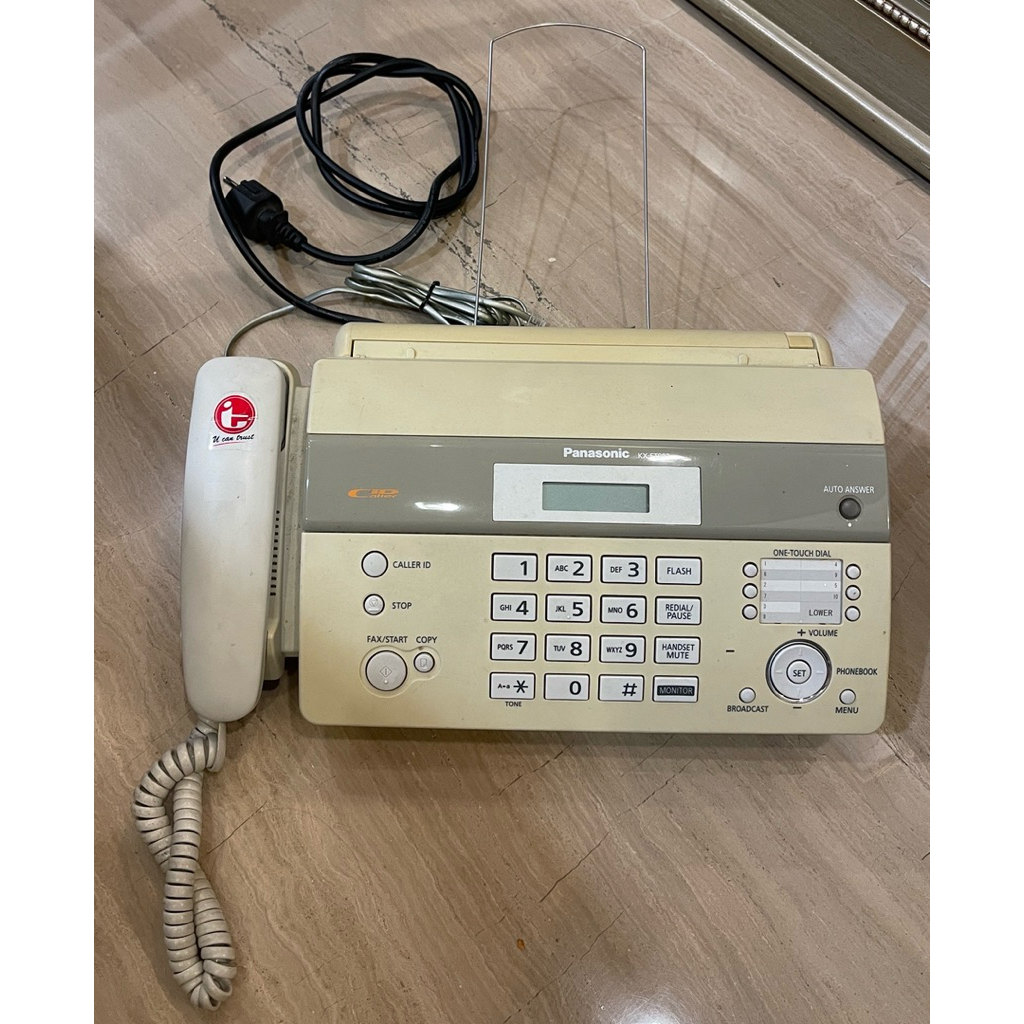 preloved mesin fax & telepon Panasonic KX-FT983 thermal fax machine