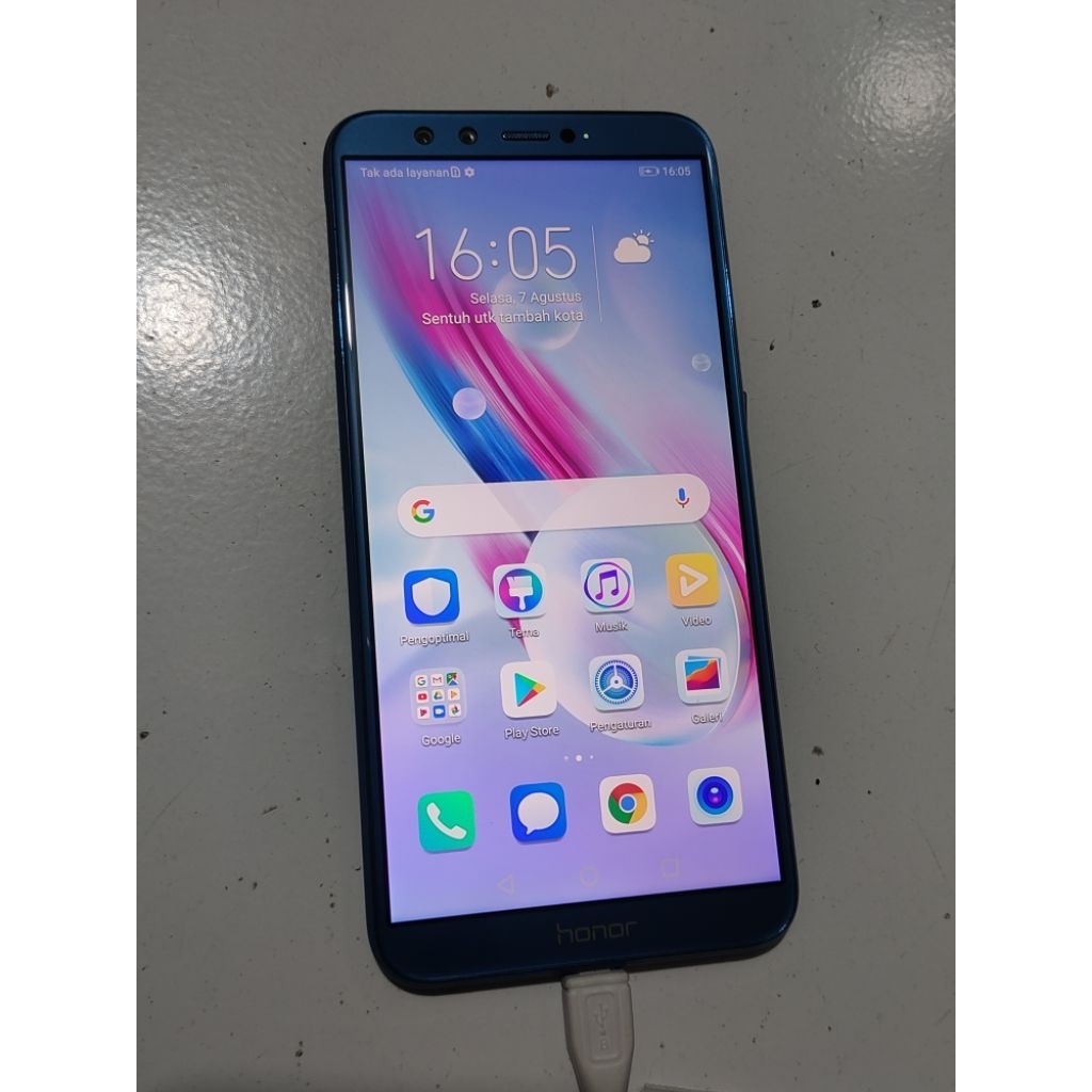 lcd+frame fullset honor 9 lite ori copotan
