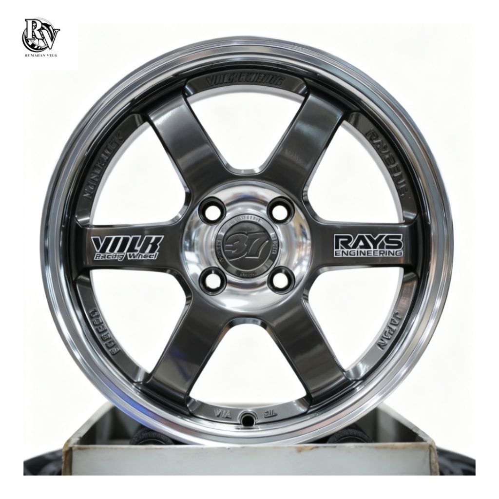 Velg TE37 Ring15x6,5 Lobang.4 Pcd.100 Et.42