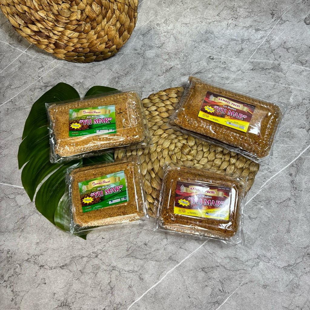 BUMBU PECEL “YU MAR” ASLI MADIUN KEMASAN BESAR 250gr