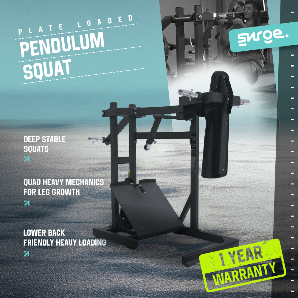 SURGE Commercial Pendulum Squat – Strength Machine