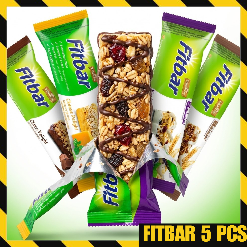 Fitbar Isi 5 Pcs Snack Diet Protein Bar