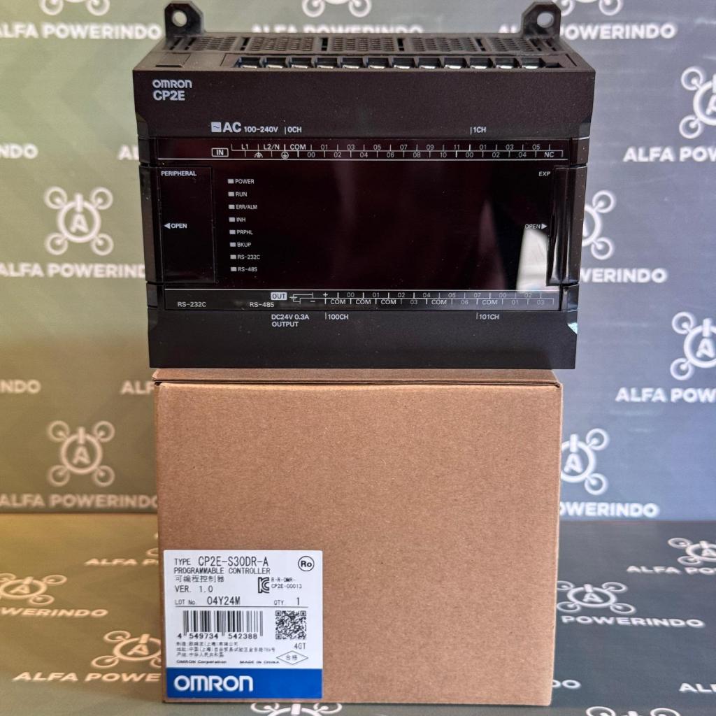 PLC OMRON TYPE CP2E-S30DR-A PLC OMRON CP2E-S30DRA