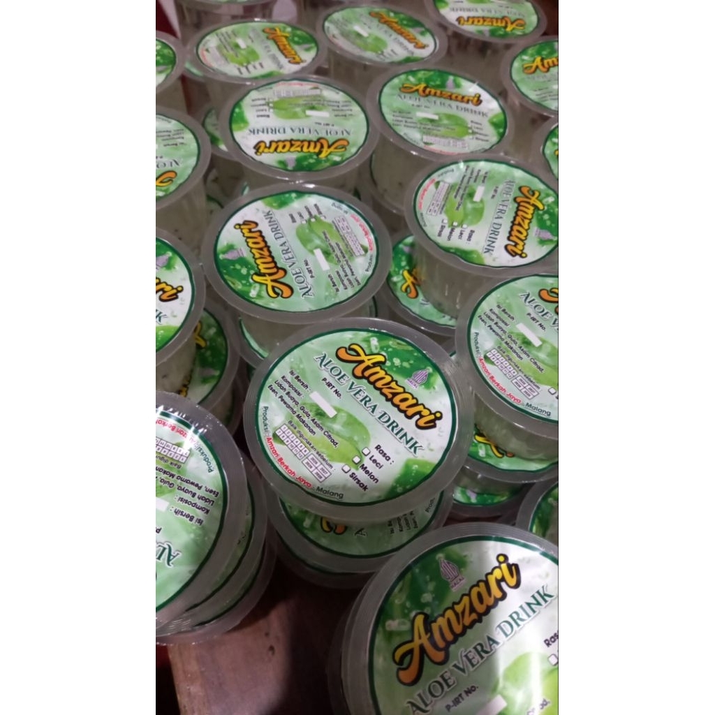 Minuman aloe vera 100% gula asli