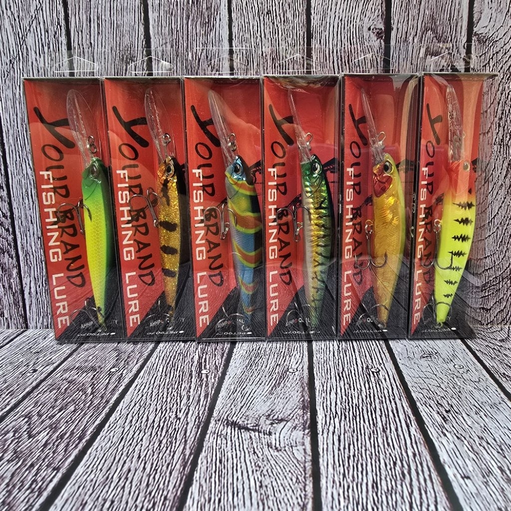 Minnow Trolling Fangbait- Minnow Lidah Panjang