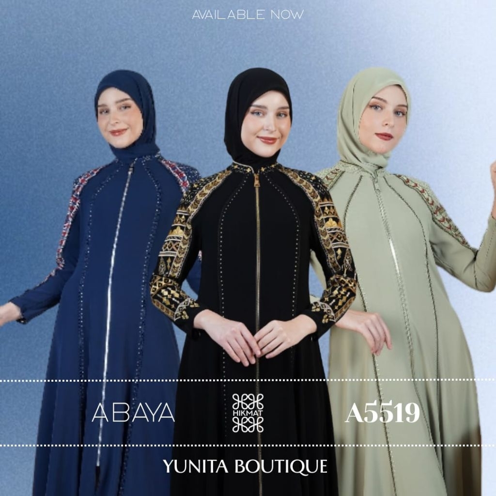 New Arrival Hikmat Fashion A5519 Original Terlaris gamis muslim