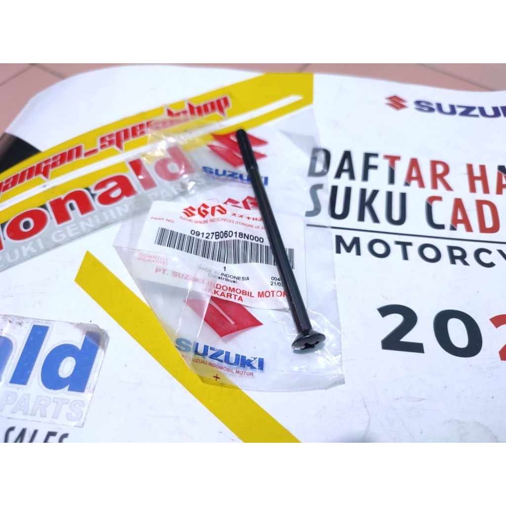 Baut Bandul Jalu Stang Stir Balancer Assy Hitam Suzuk Shogun Smash Arashi Satria Fu Satria 2Tak Hiu 