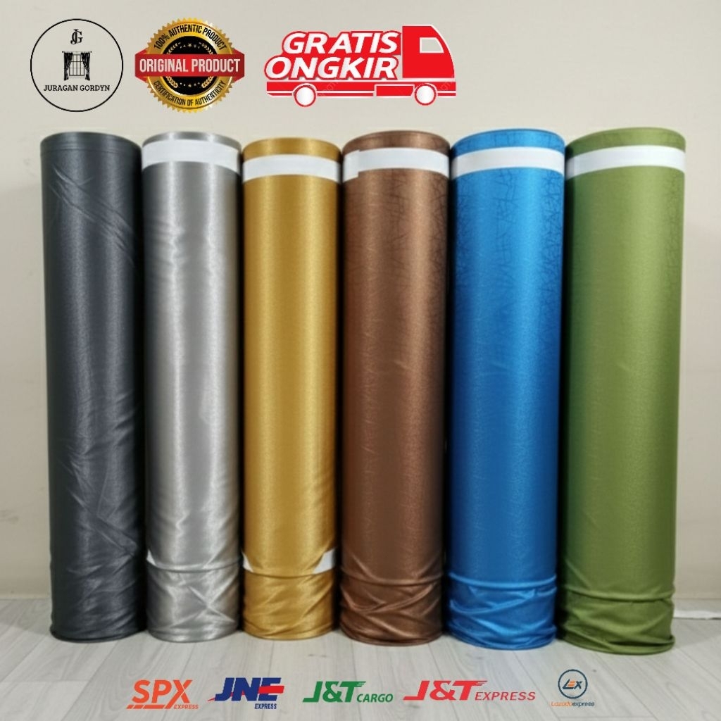 [JURAGANGORDYN99] BAHAN KAIN BLACKOUT ECERAN | KAIN GORDEN IMPORT |BAHAN GORDYN |ABU TUA  | ABU MUDA