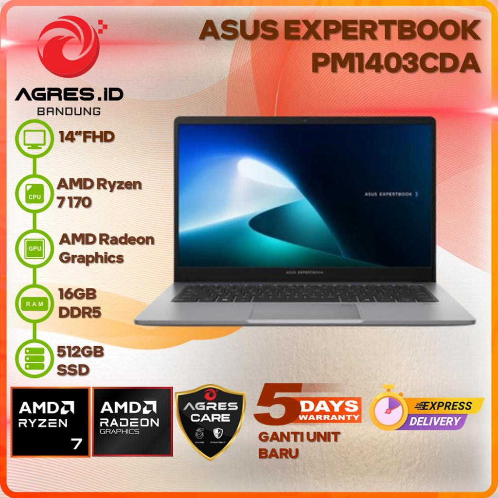 ASUS EXPERTBOOK PM1403CDA RYZEN 7 170 16GB 512GB 14" FHD