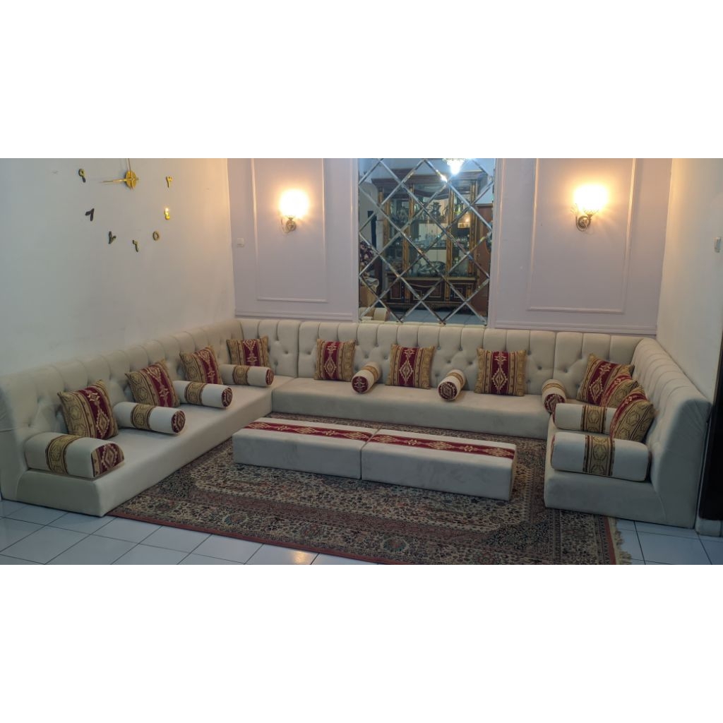 Misnad arabian, sofa lesehan,sofa lantai