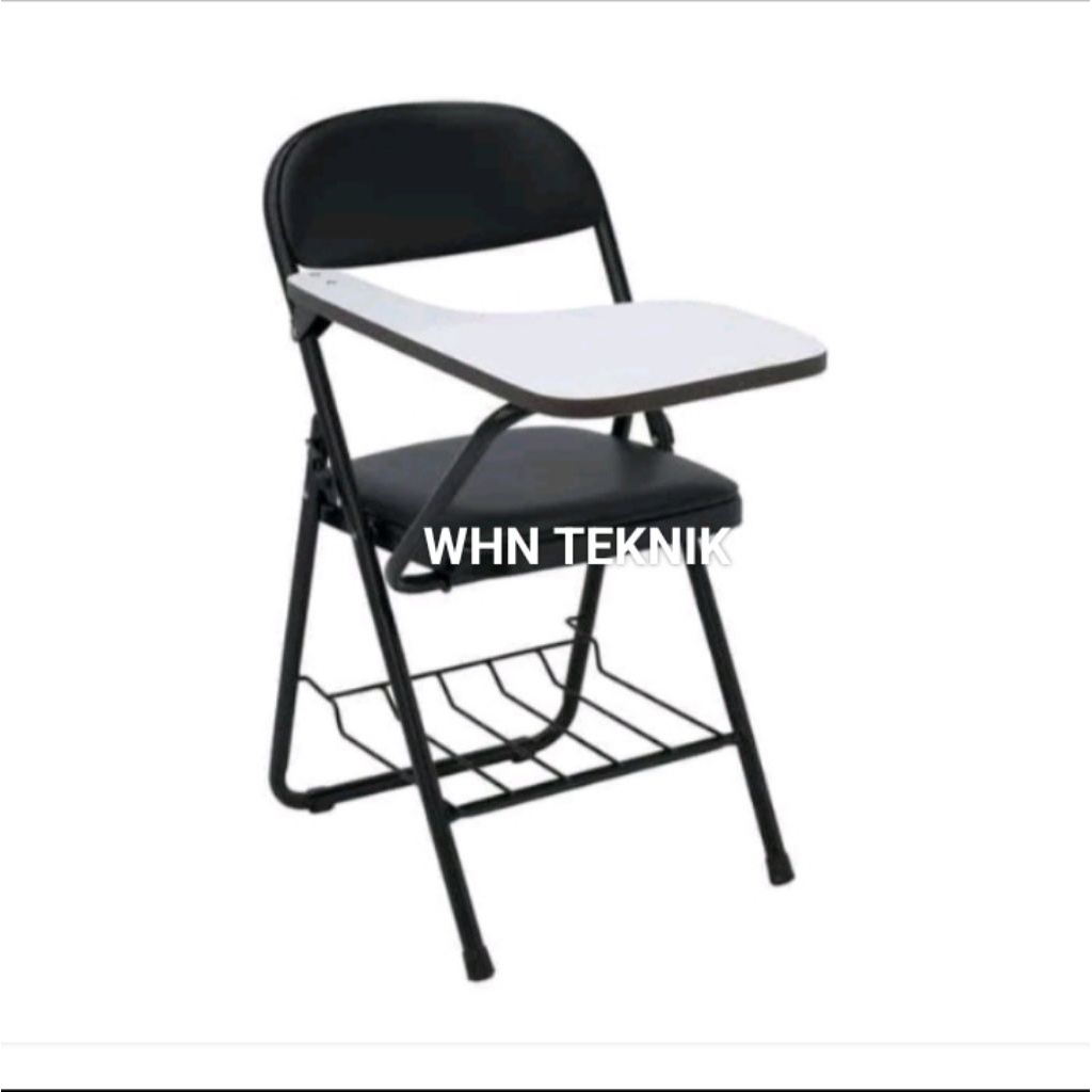KURSI LIPAT KULIAH/KURSI BELAJAR CHITOSE/FUTURA HITAM (REKONDISI)