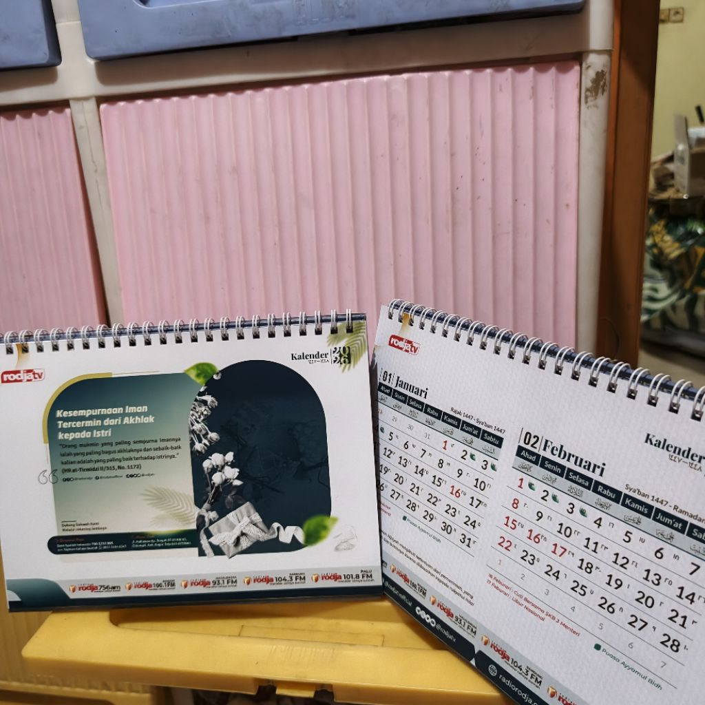 kalender meja rodja tv terbaru