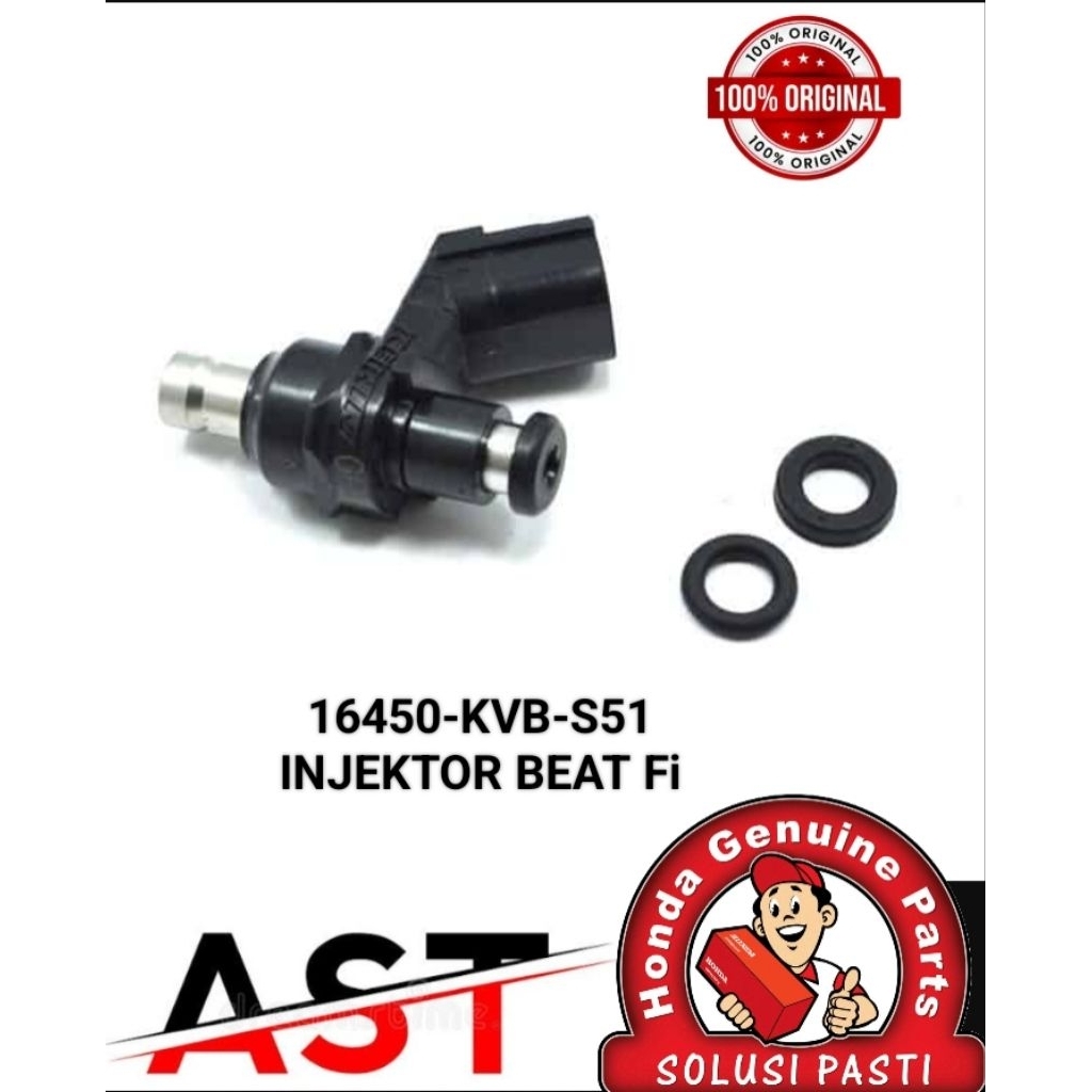 16450KVBS51 INJEKTOR BEAT FI,SPACY,VARIO110 2013 SD 2016 STATER KASAR ORIGINAL ASLI 100%