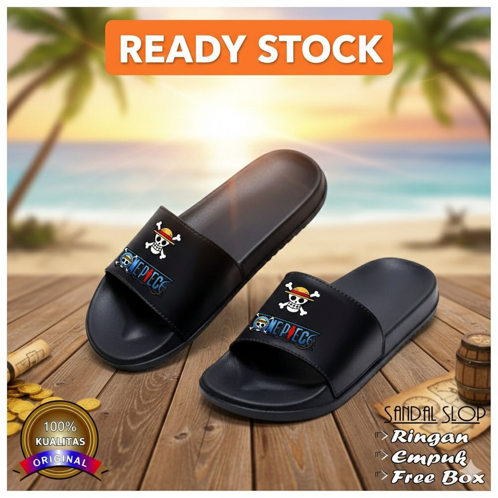 sandal slop/sandal distro/sandal pria/sandal wanita original